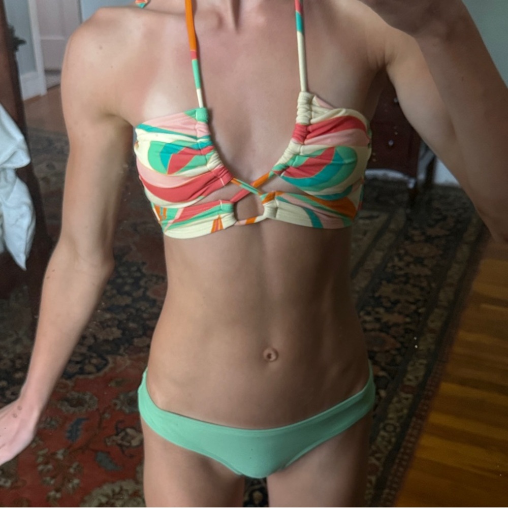 Colorful Halter Bikini